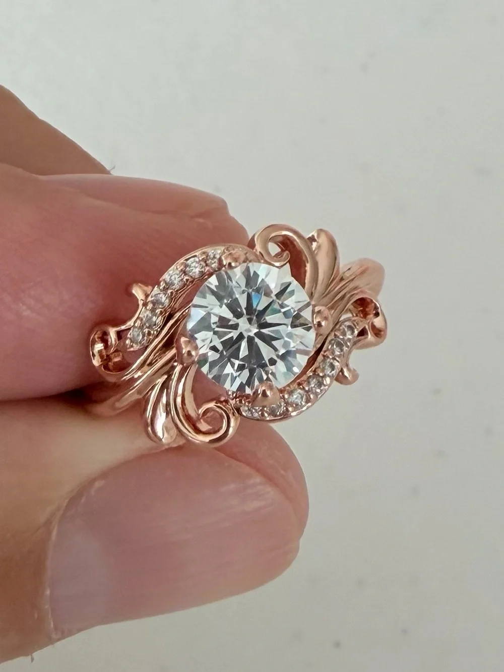 Vintage Court Style Vile Ring.